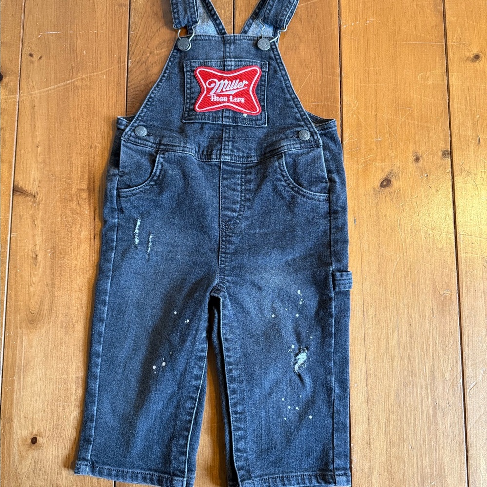 Levi’s Toddler Miller High Life Custom Denim Overalls